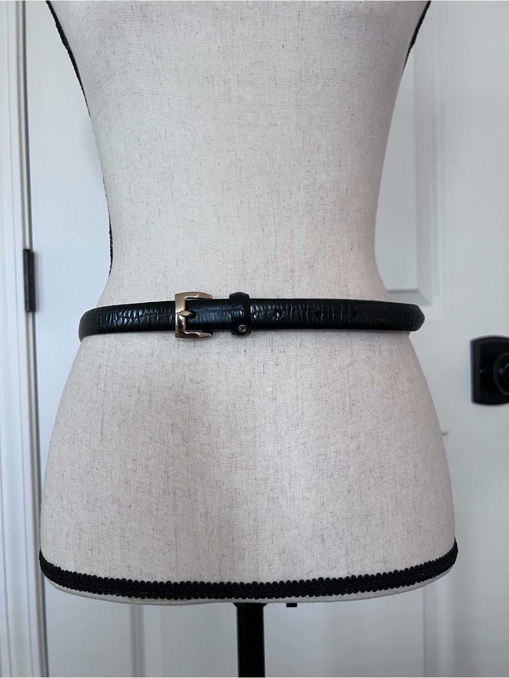 Ralph Lauren Women’s Black Leather Belt Size Medium
